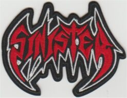 Sinister stoffen opstrijk patch