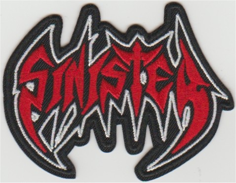 Sinister stoffen opstrijk patch