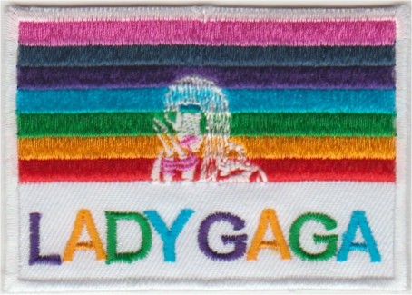 Lady Gaga Applikation zum Aufbügeln