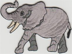Olifant stoffen opstrijk patch patch