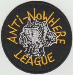 Anti-Nowhere League stoffen opstrijk patch