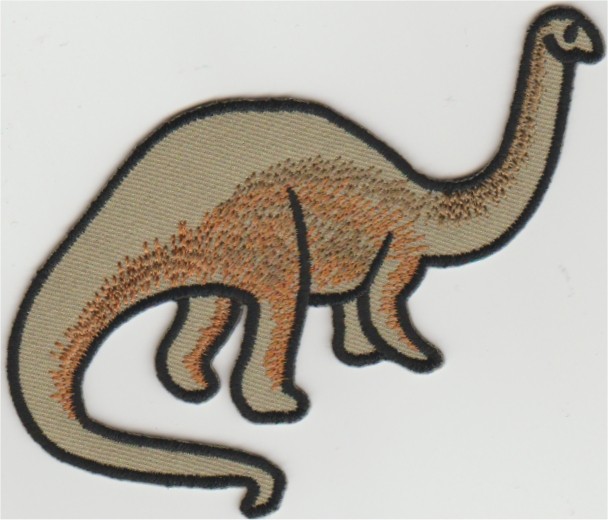 Diplodocus Dinosaurier Applikation zum Aufbügeln