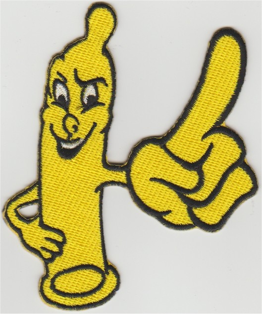 Condoom stoffen opstrijk patch