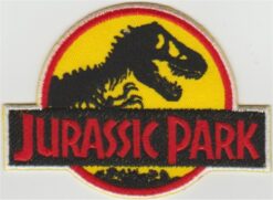 Jurassic Park stoffen opstrijk patch