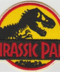 Jurassic Park stoffen opstrijk patch