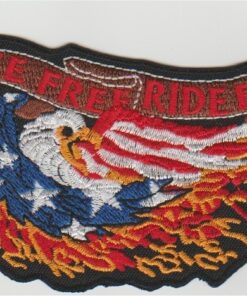 Live Free Ride Free Applique fer sur Patch