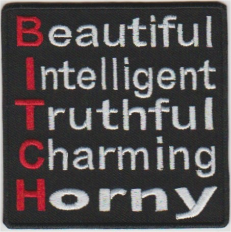 Beautiful Intelligent Truthful.. stoffen opstrijk patch