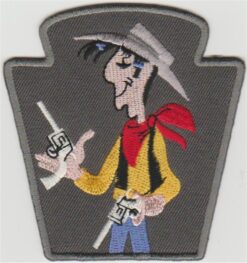 Lucky Luke stoffen opstrijk patch