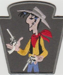 Aufnäher zum Aufbügeln mit Lucky Luke-Applikation