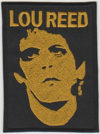 Lou Reed Applikation zum Aufbügeln