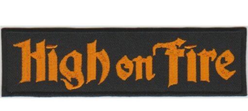 High on Fire stoffen opstrijk patch