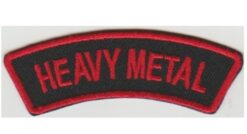 Heavy Metal stoffen opstrijk patch