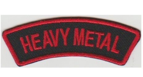 Heavy Metal Applique Fer Sur Patch