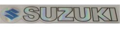 Suzuki chrome sticker
