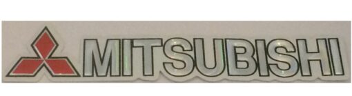 Mitsubishi metallic sticker