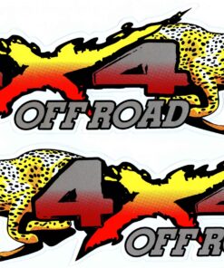 Feuille d'autocollants 4x4 Off Road