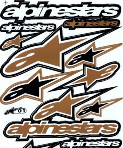 Feuille d'autocollants Alpinestars