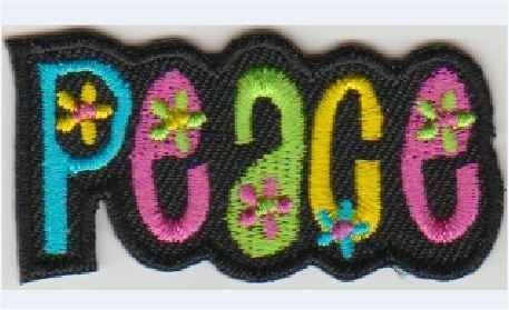 Peace stoffen Opstrijk patch