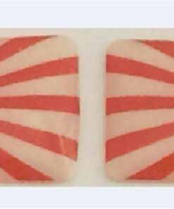 Japanse Kamikaze vlag 3D doming sticker set