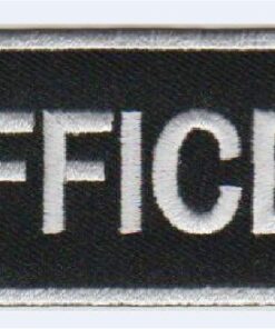 Officier Applique Fer Sur Patch