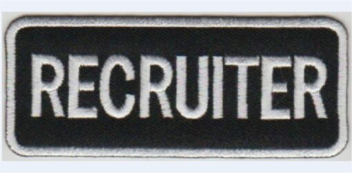Recruteur Applique Fer Sur Patch