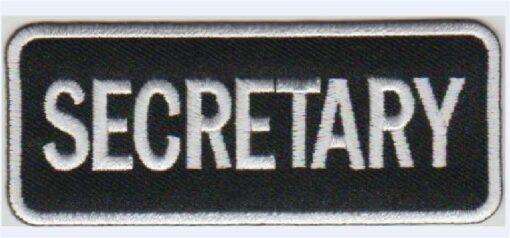 Patch thermocollant applique secrétaire