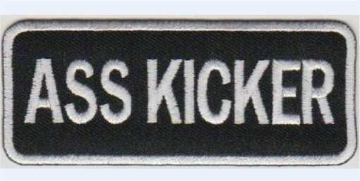 Ass Kicker Applikation zum Aufbügeln