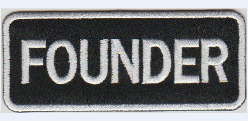 Founder stoffen opstrijk patch