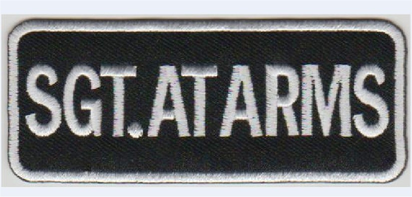 Sgt.At Arms Applikation zum Aufbügeln