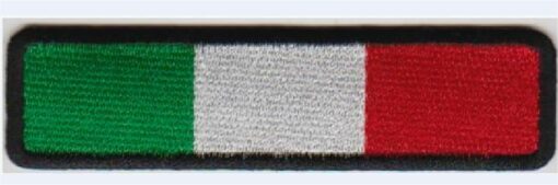 Italiaanse biker vlag stoffen opstrijk patch