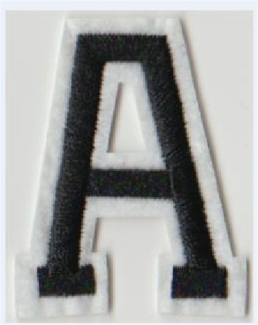 Lettre A Applique Fer Sur Patch
