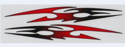 Ensemble d'autocollants Tribal Race Stripes