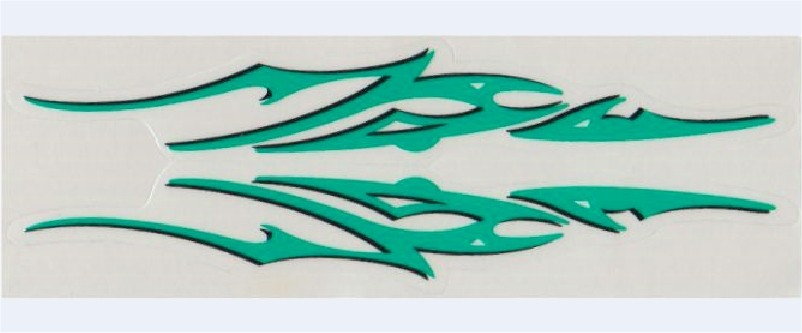 Tribal Race Strepen sticker set