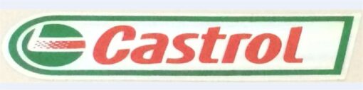 Castrol chrome sticker
