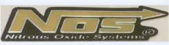 NOS, Nitrous Oxide Systems chrome sticker