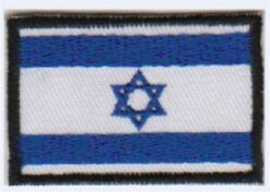 Israel vlag stoffen opstrijk patch