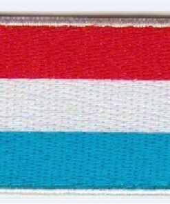 Luxemburg vlag stoffen opstrijk patch