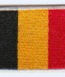 Belgische Vlag stoffen opstrijk patch