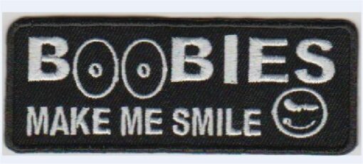 Boobies Make me Smile Applikation zum Aufbügeln
