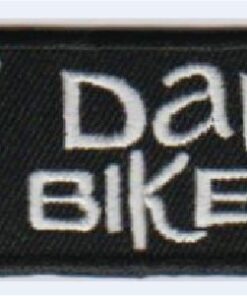 Mon père est un motard Applique Iron On Patch