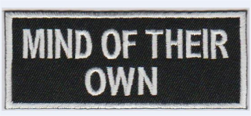 Mind of there Own opstrijk patch