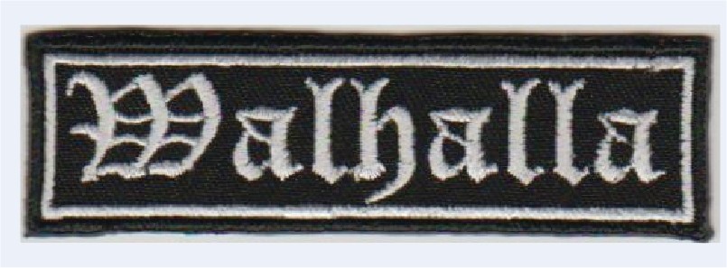 Walhalla stoffen opstrijk patch