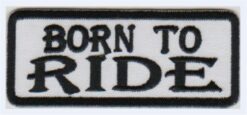 Born to Ride stoffen opstrijk patch