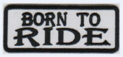 Stoffaufnäher „Born to Ride“ zum Aufbügeln