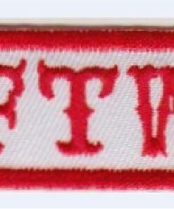 FTW stoffen opstrijk patch