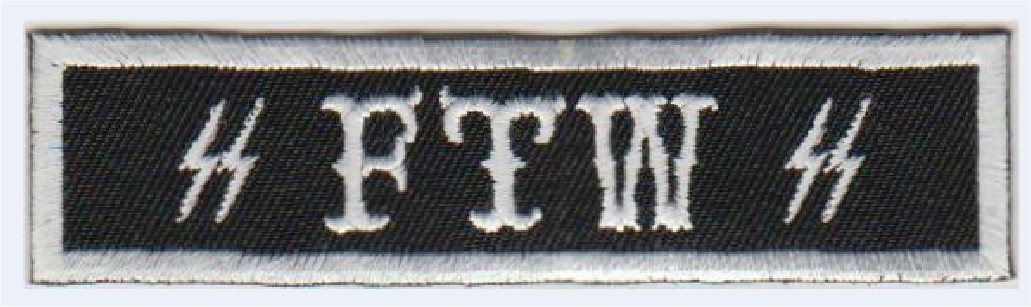 FTW stoffen opstrijk patch