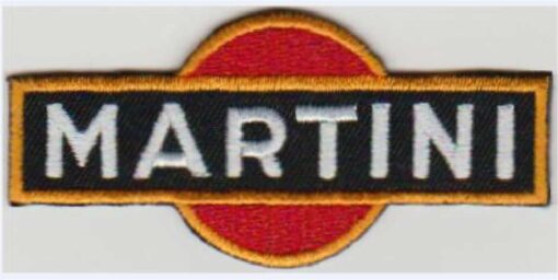 Martini stoffen opstrijk patch