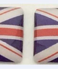 Union Jack-Nabenkappenaufkleber-Set