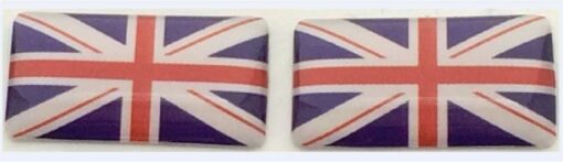 Union Jack-Nabenkappenaufkleber-Set