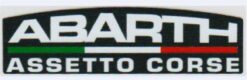 Fiat Abarth Assetto Corse sticker